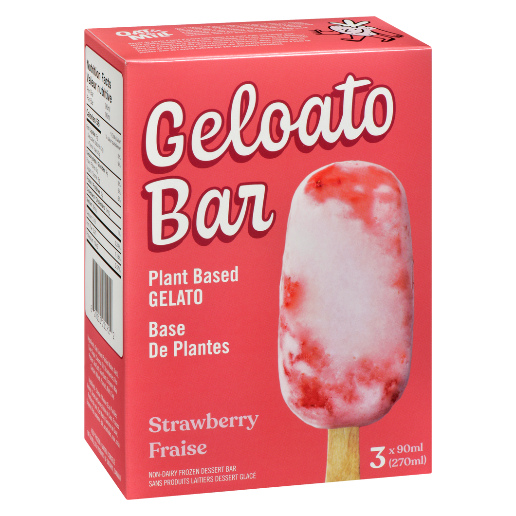 Oat and Mill Strawberry Geloato Bars