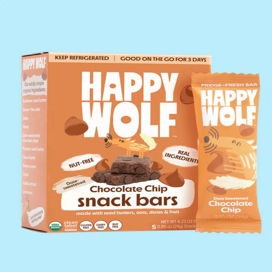 Happy Wolf Chocolate Chip Bars