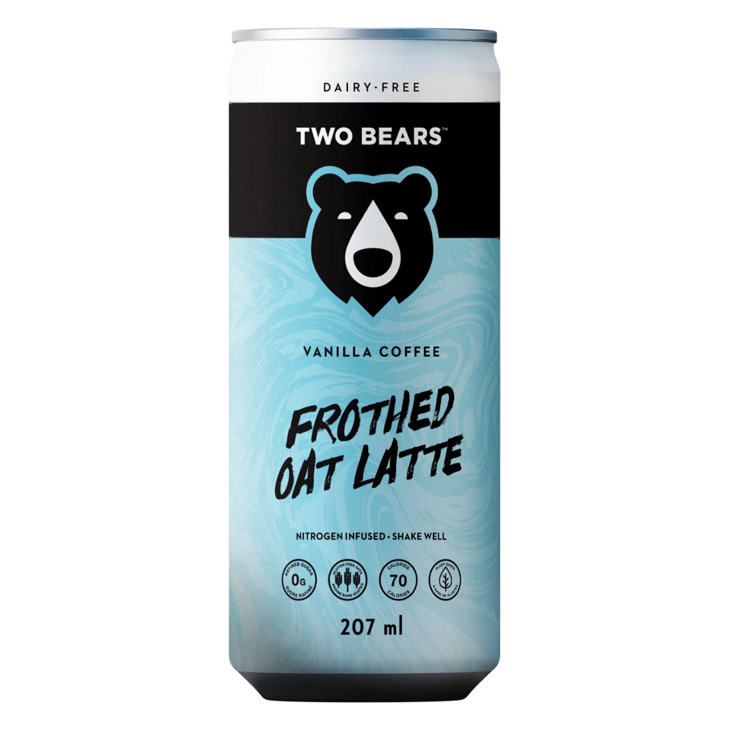 Two Bears Dairy-Free Vanilla Coffee Frothed Oat Latte