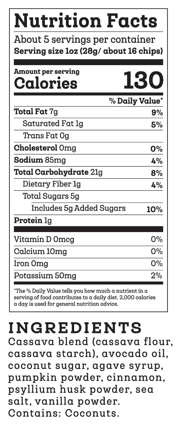 Siete Grain Free Churro Cinnamon Strips