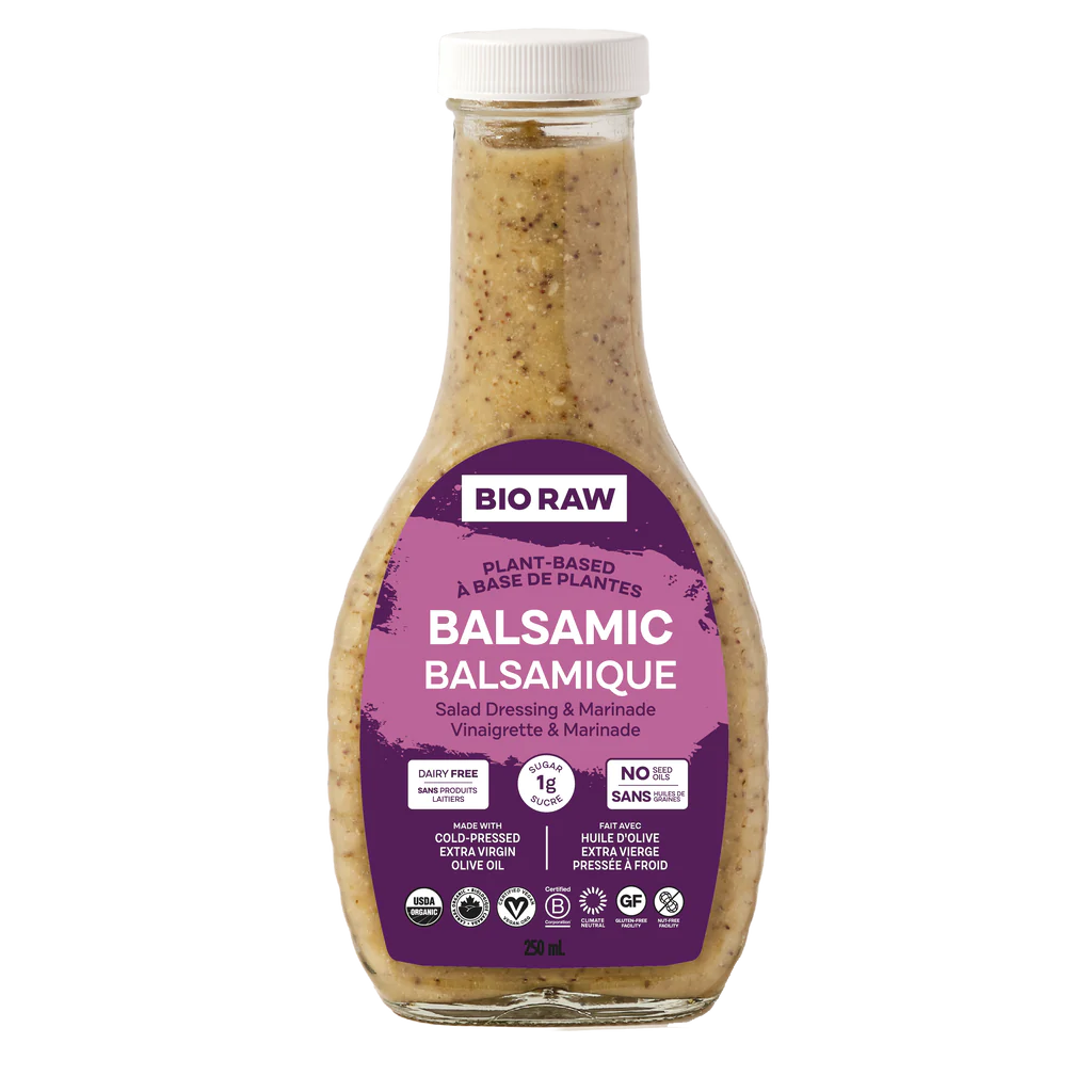 Bio Raw Plant-Based Balsamic Dressing & Marinade