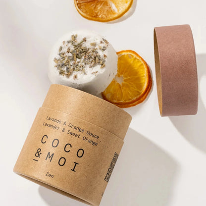 Coco et Moi Lavender & Sweet Orange Bath Bomb