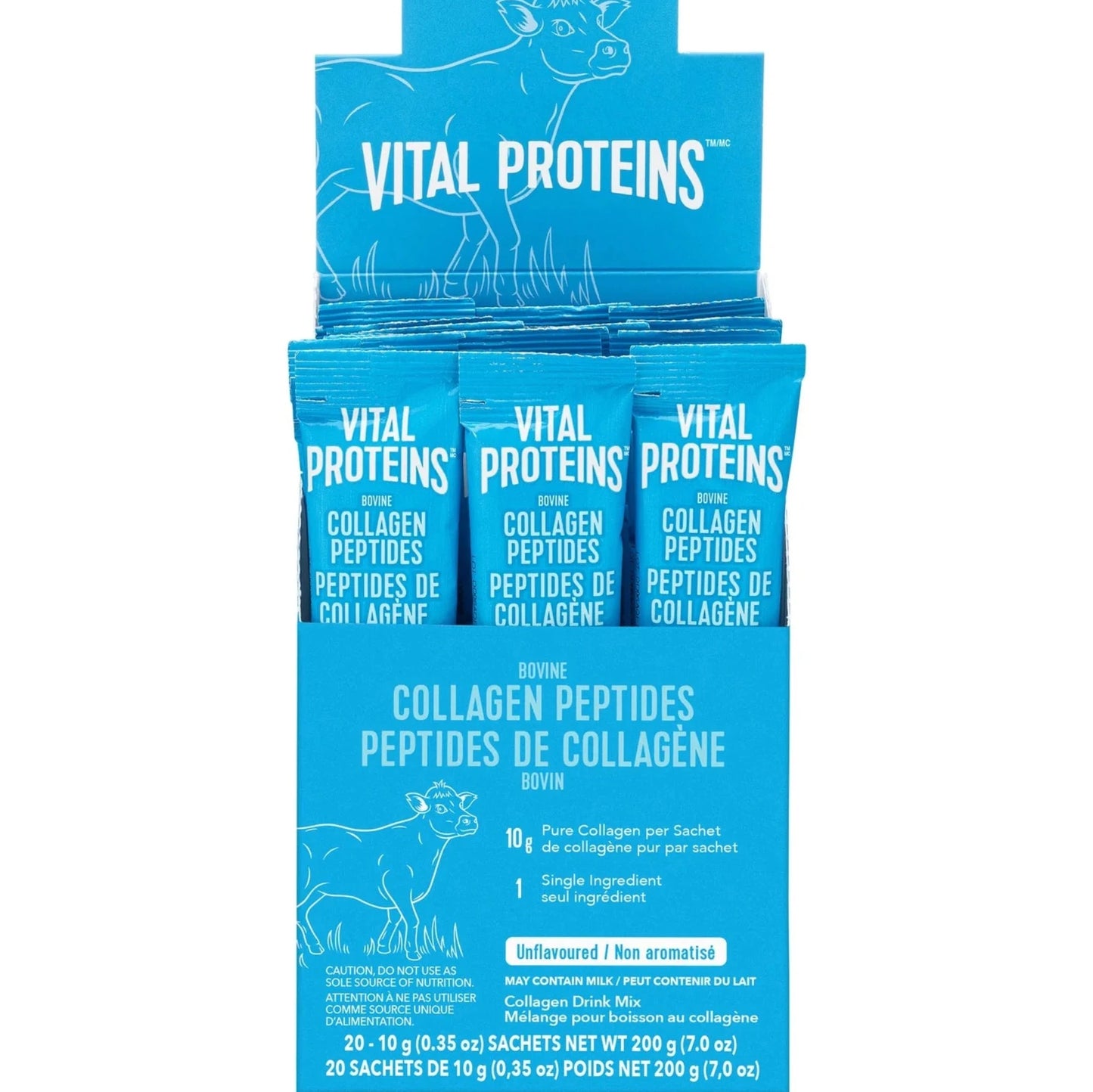 Vital Proteins Unflavoured Bovine Collagen Peptides (Single)