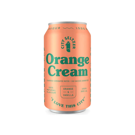 City Seltzer Orange Cream Carbonated Water