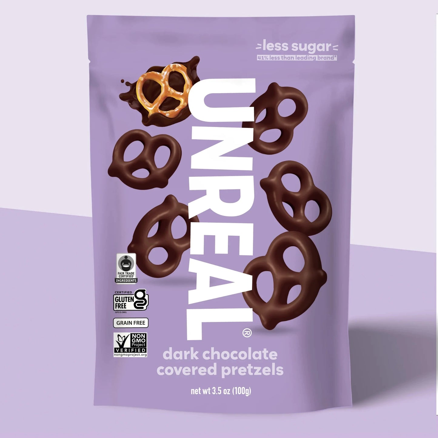 UNREAL Dark Chocolate Covered Pretzels