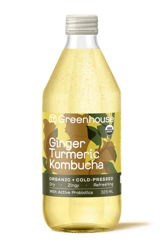 Greenhouse Juice Ginger Turmeric Kombucha