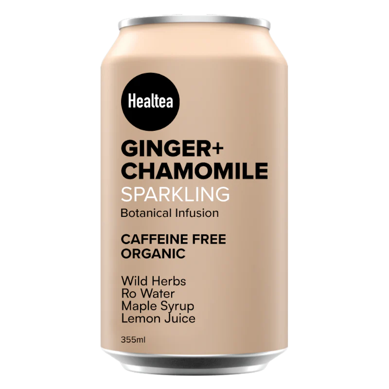 HealTea Ginger Chamomile Sparkling Water