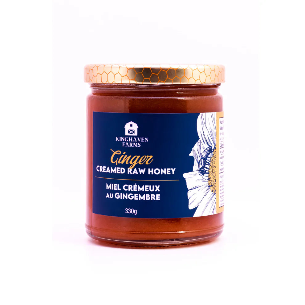 Kinghaven Ginger Creamed Honey