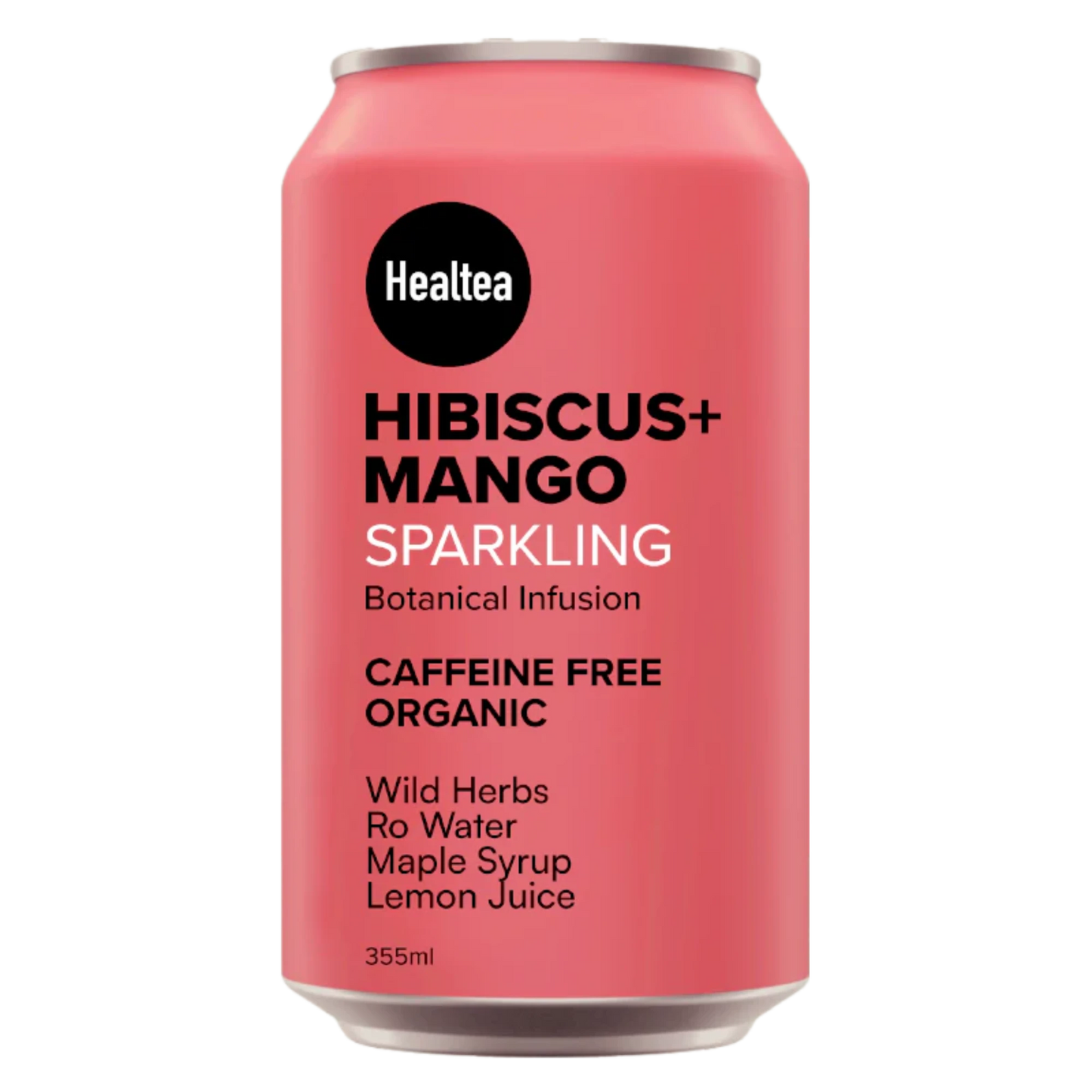 HealTea Hibiscus Mango Sparkling Water