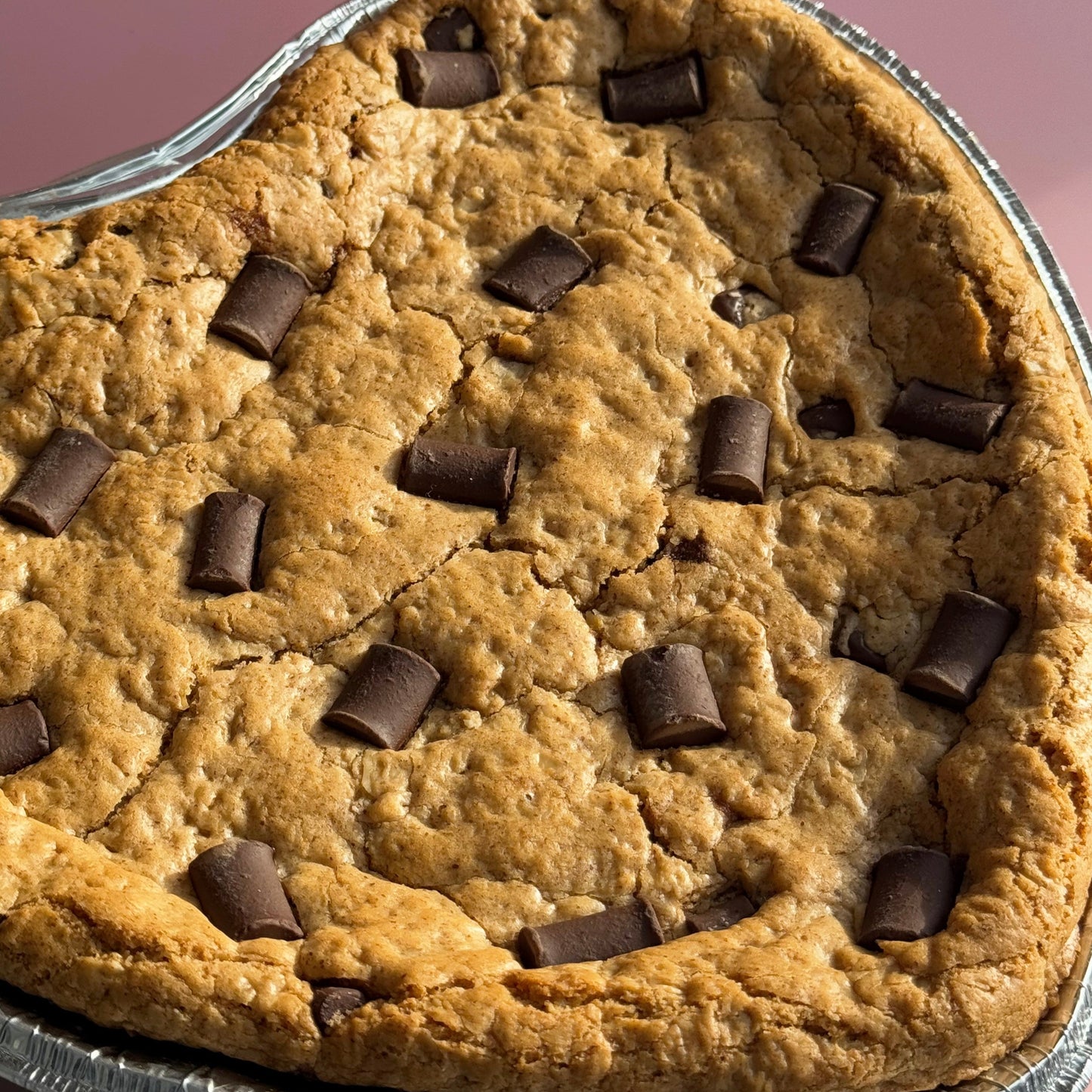 Molly's Heart-Shaped Brookie Pie