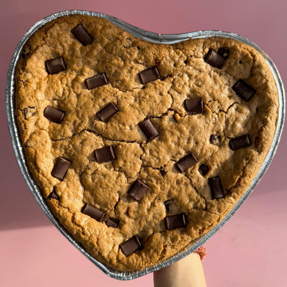 Molly's Heart-Shaped Brookie Pie