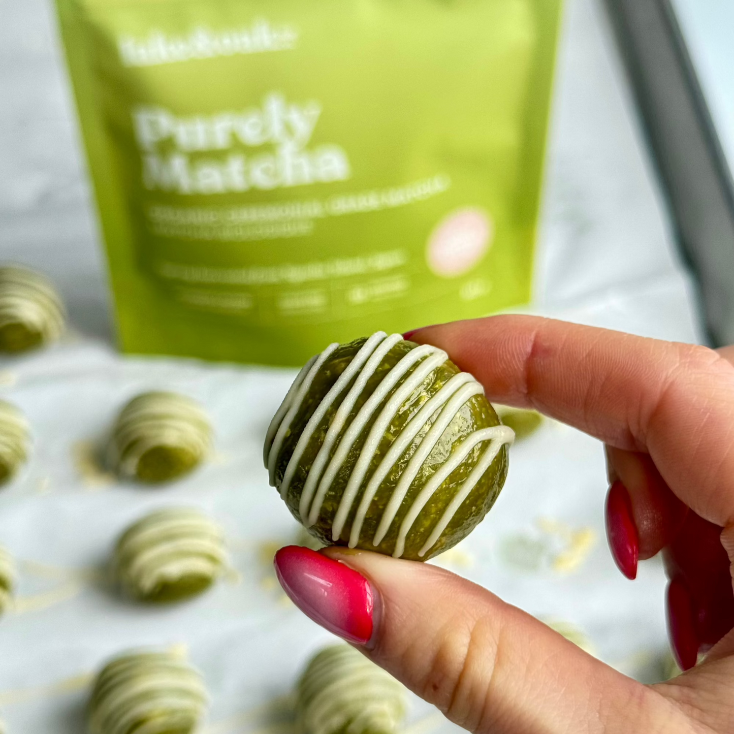 Molly's x Sunday Pilates: Matcha Energy Balls