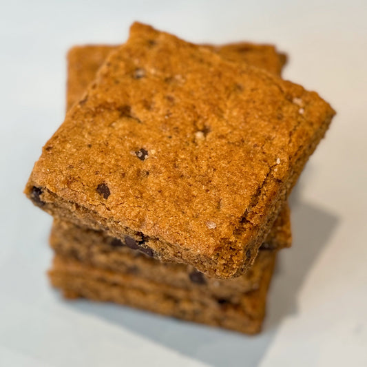 Molly’s Tahini Chocolate Chip Blondies