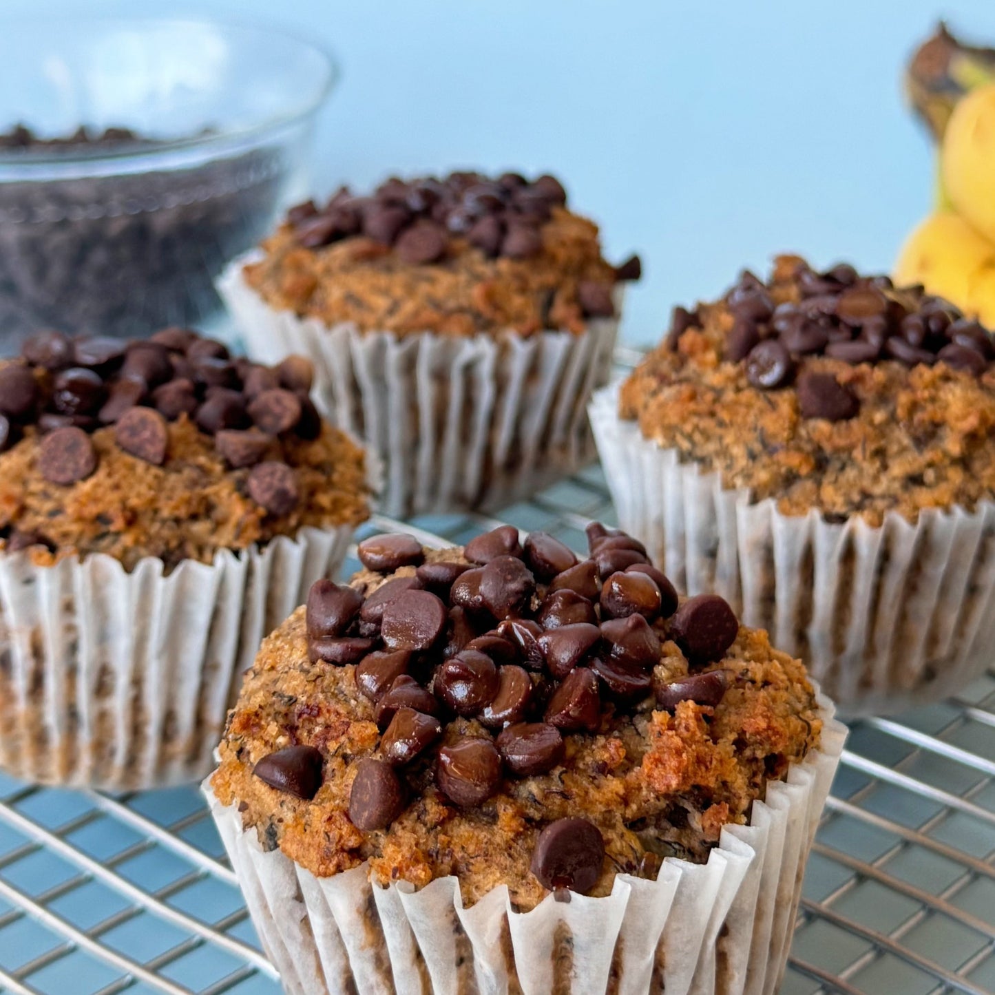 Molly's Banana Chocolate Chip Muffins