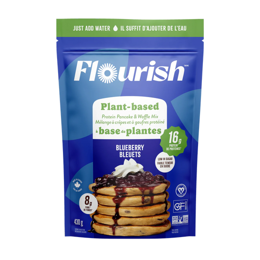 Flourish Blueberry Plant-Based Protein Pancake Mix