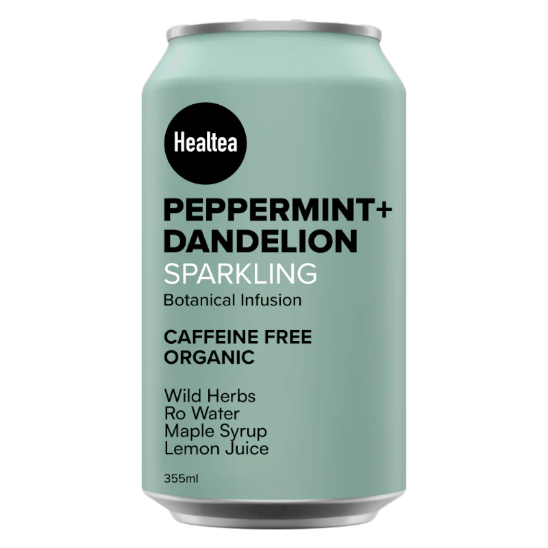 HealTea Peppermint Dandelion Sparkling Water