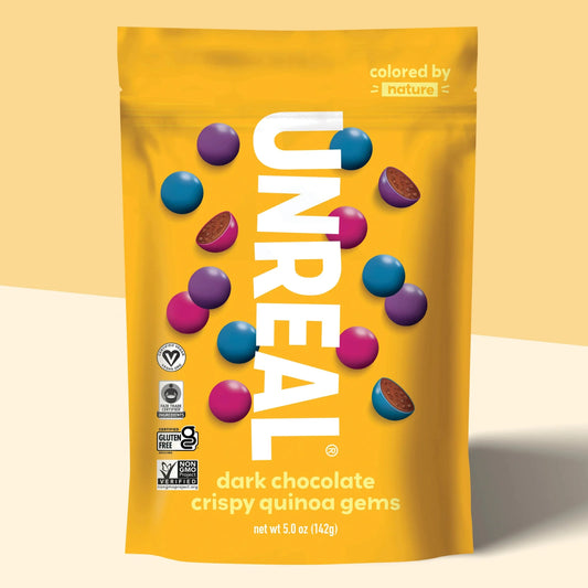 UNREAL Dark Chocolate Quinoa Gems