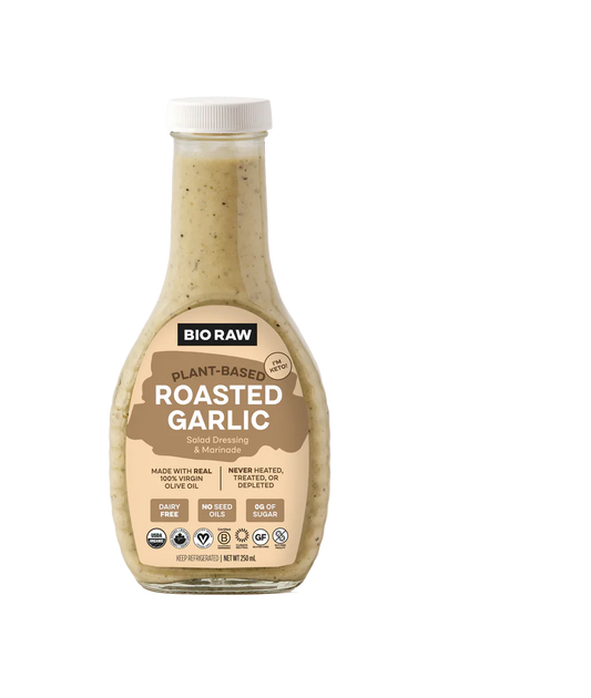 Bio Raw Plant-Based Roasted Garlic Dressing & Marinade