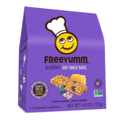 FreeYumm Blueberry Soft Baked Bars