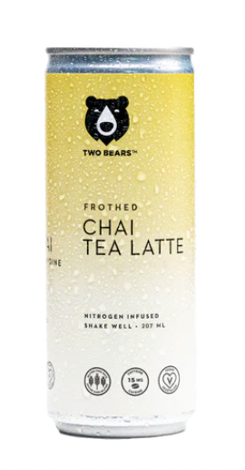 Two Bears Frothed Chai Tea Oat Latte