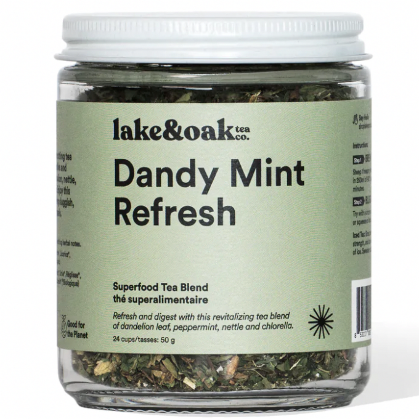 Lake & Oak Dandy Mint Refresh Tea