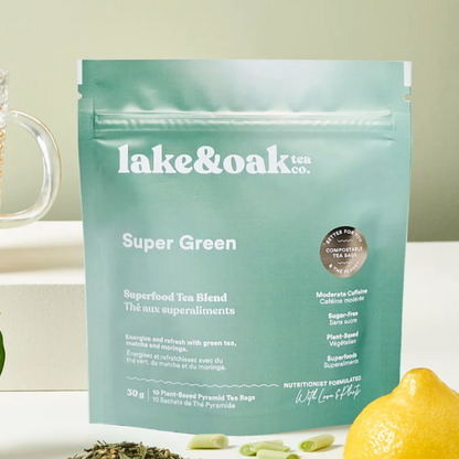 Lake & Oak Super Green Tea