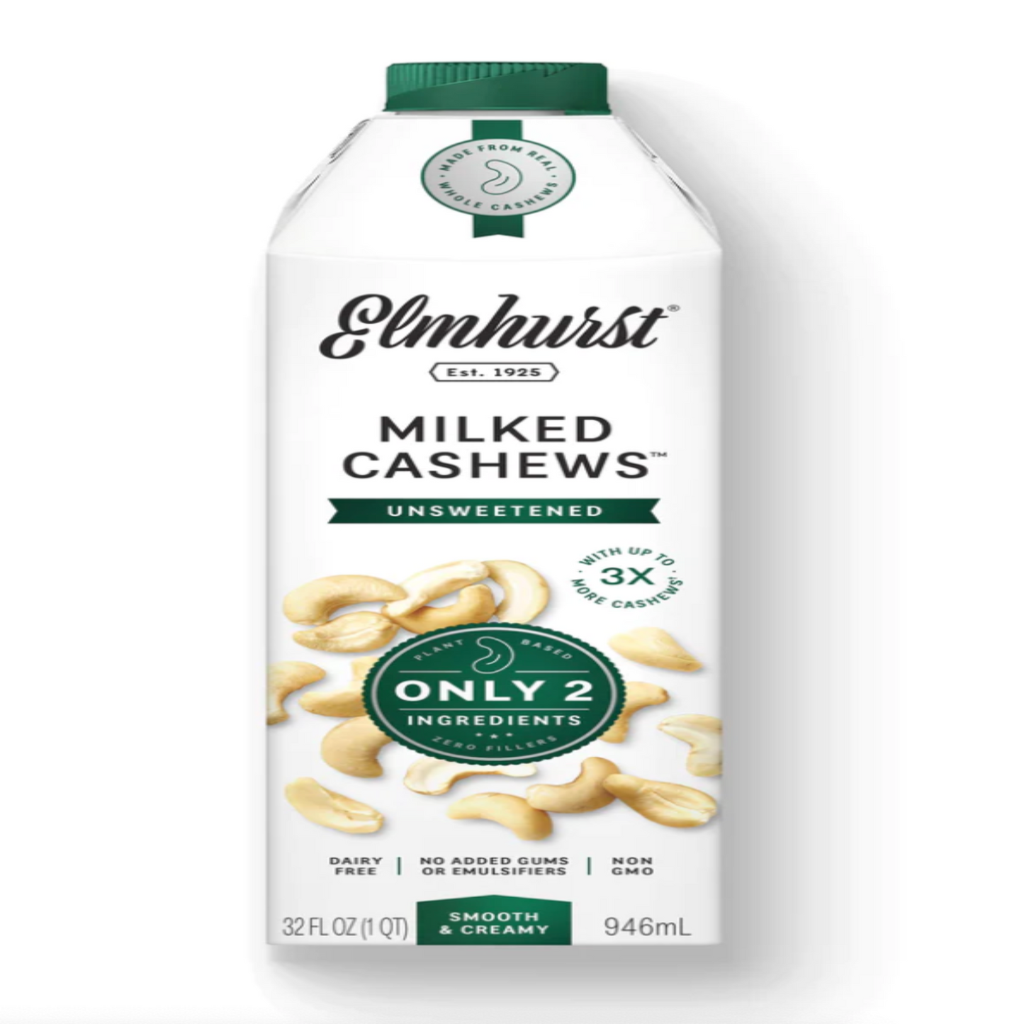 Elmhurst Unsweetened Cashew Milk