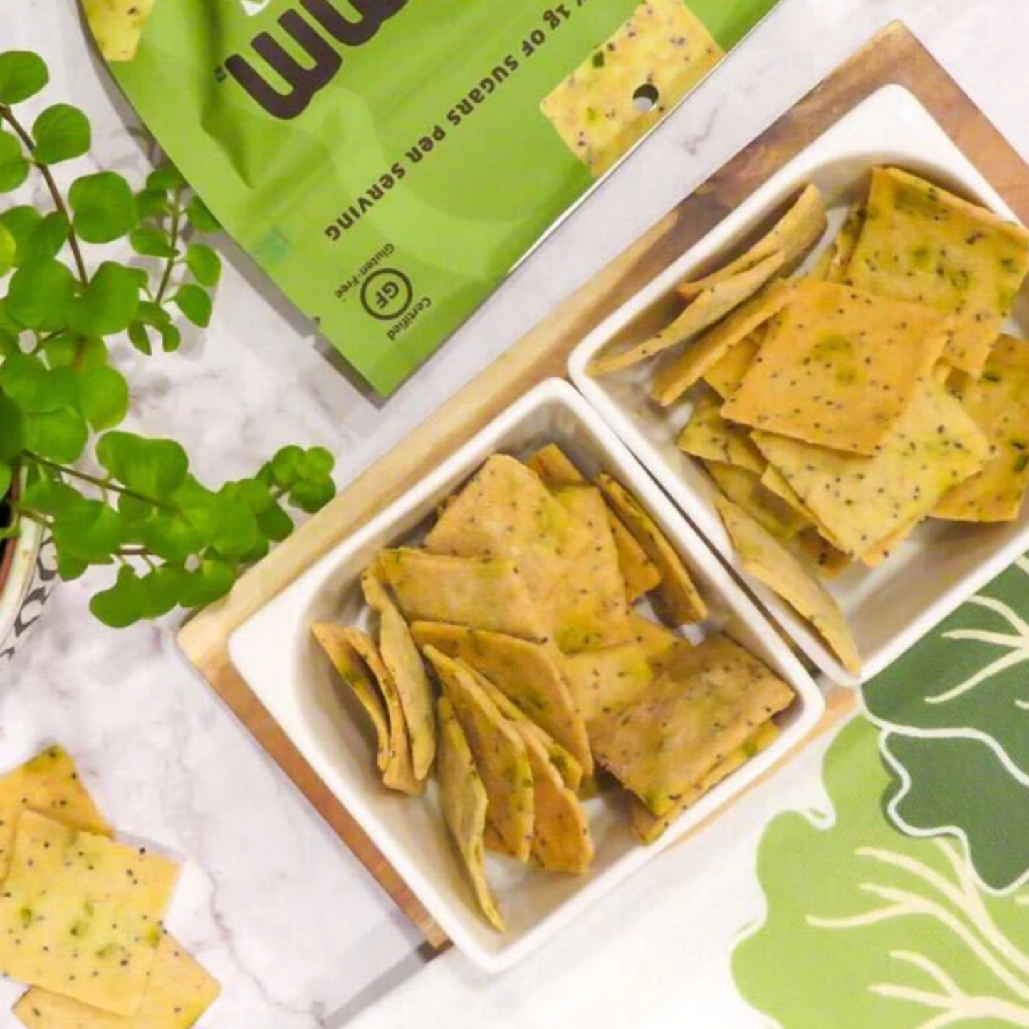 FreeYumm Herb & Seed Crackers