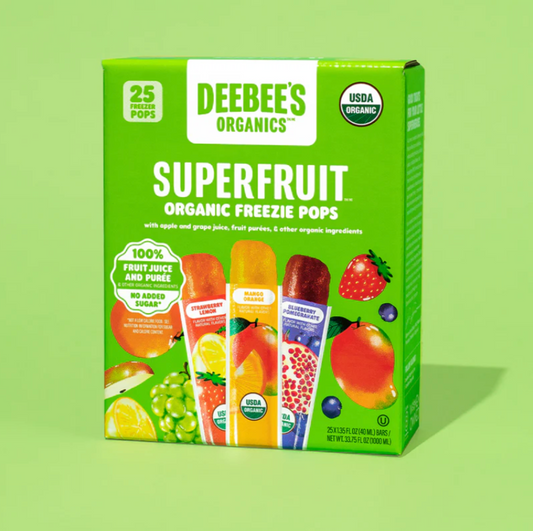 DeeBee's Organics Classic SuperFruit Freezie Pops