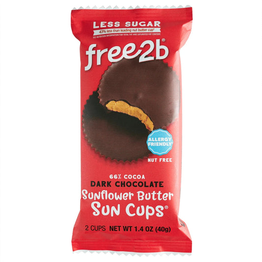 Free2b Dark Chocolate Sunflower Butter Cups