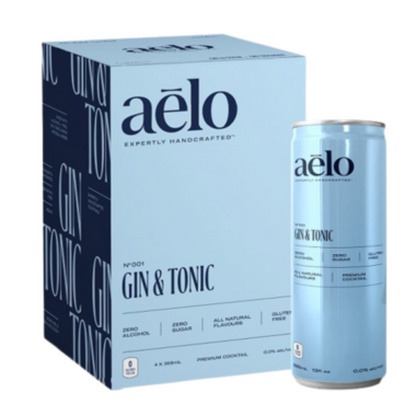 Aelo Gin and Tonic Non-Alcoholic Cocktail