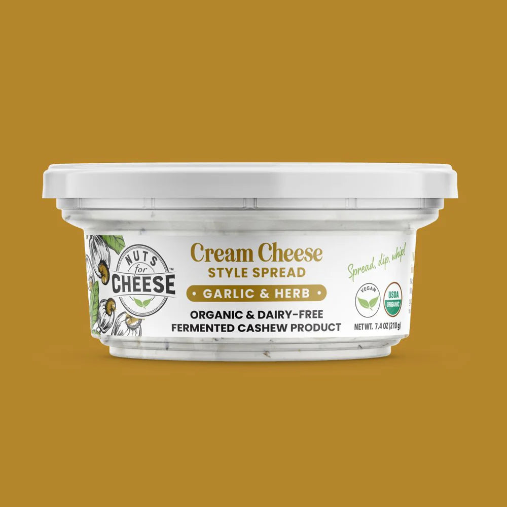 Nuts For Cheese Garlic and Herb Cream Cheese Style Spread