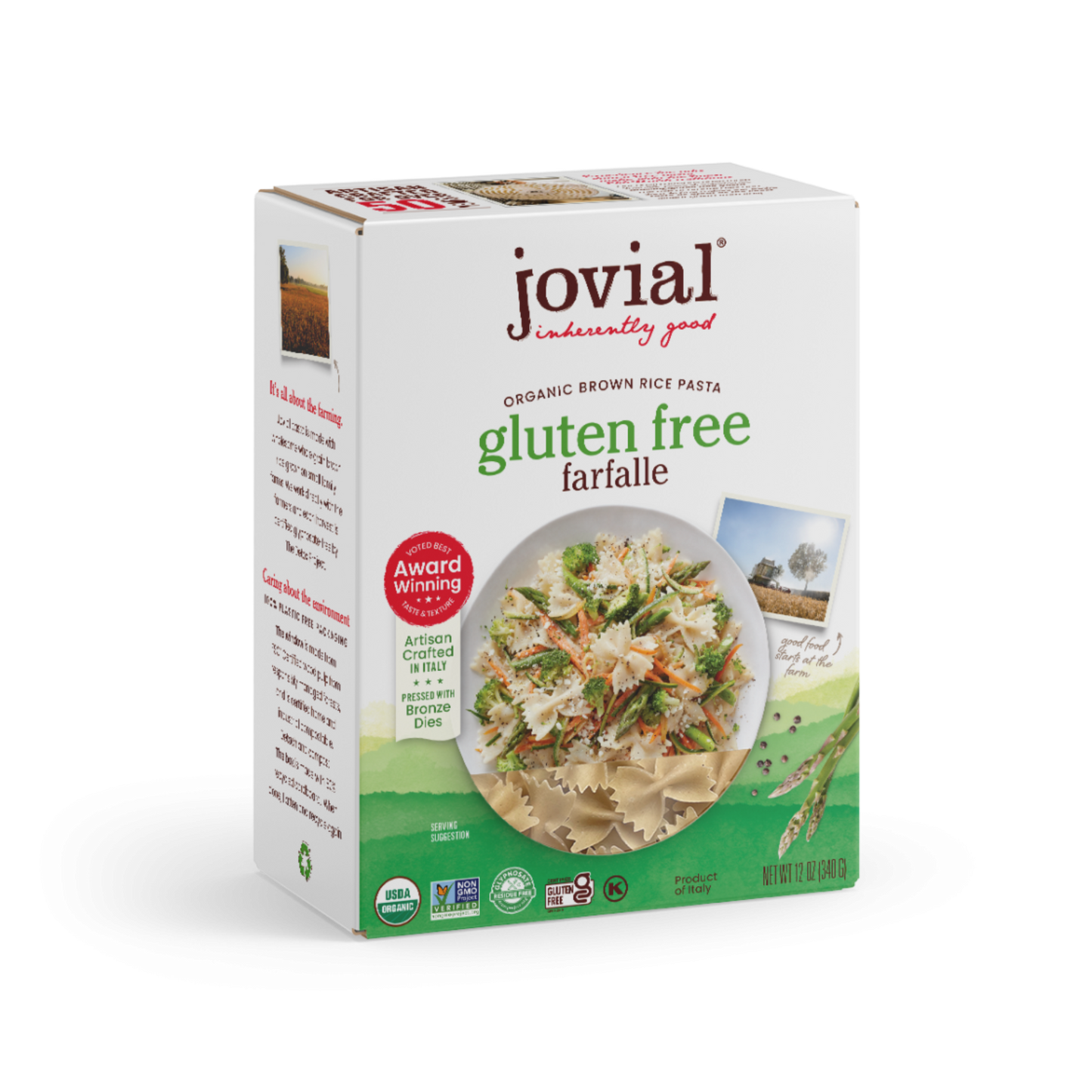 Jovial Organic Brown Rice Farfalle